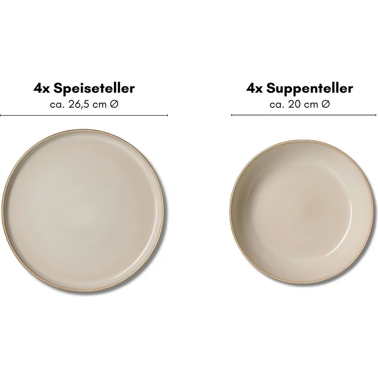 Ritzenhoff & Breker Olivia Speiseset 8-teilig – Bild 3