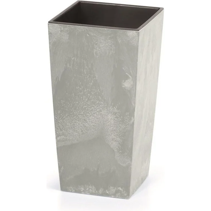 Prosperplast Blumentopf Urbi Square Beton, Pflanzeinsatz, 140x264 mm 4L [Fassungsvermögen], 2L [Pflanzeinsatz] – Bild 1