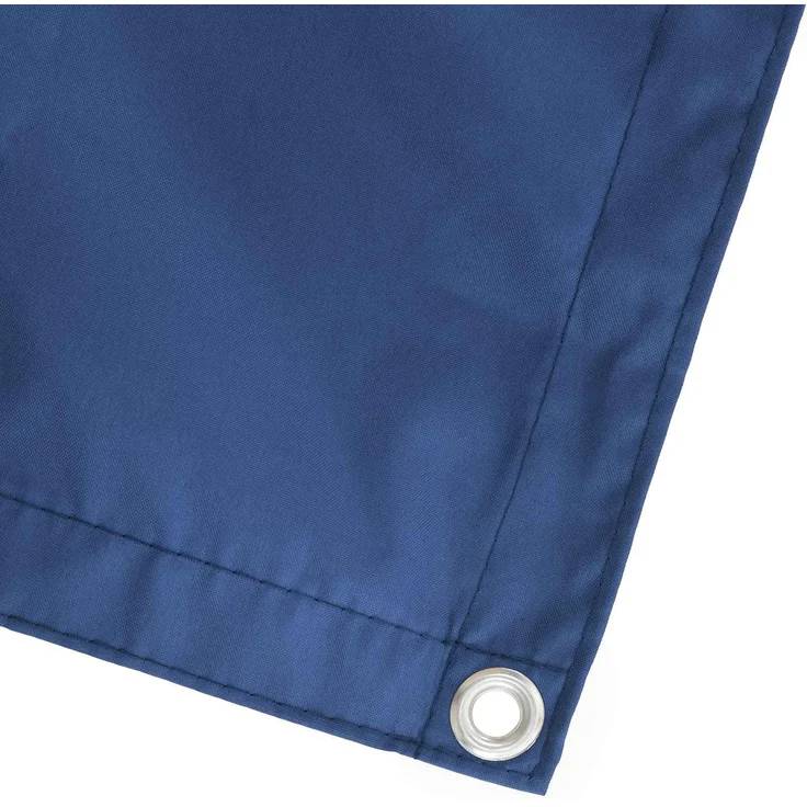 vidaXL Balkon Sichtschutz 200 x 500 cm Stoff mit PU-Beschichtung Blau 42036585 – Bild 3