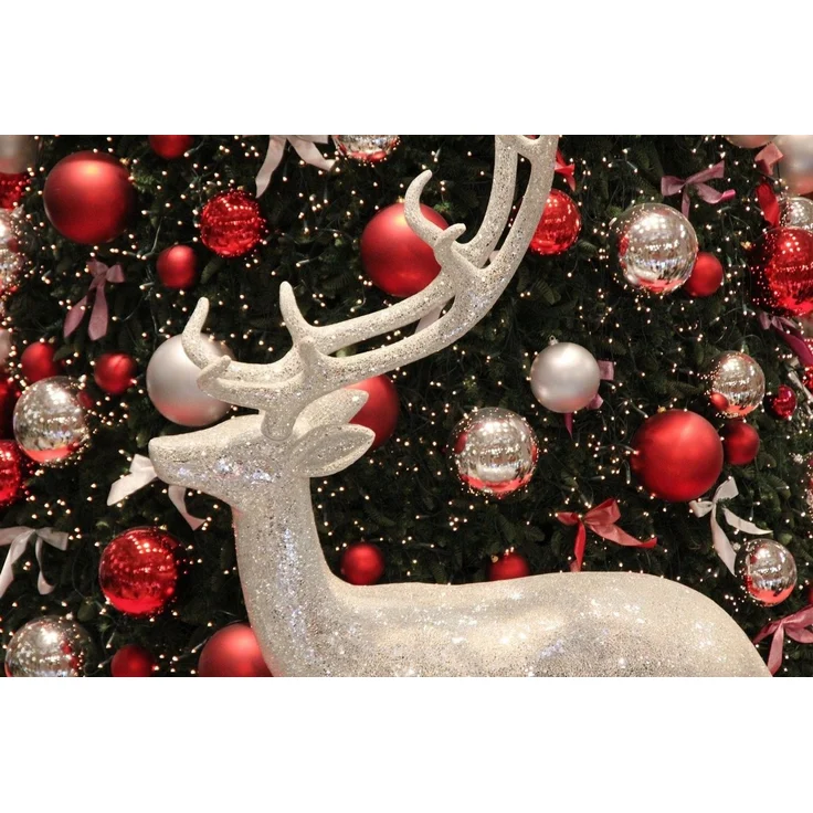 Annastore Weihnachtsbaumkugel XXL Weihnachtskugeln groß für den Außenbereich, frostsicher und wetterfest – Bild 3