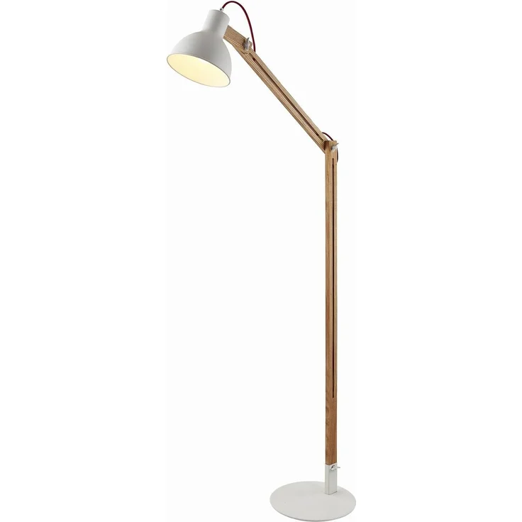 Lindby Stehlampe Shivanja, Holz IP20, 1 x 60 W – Bild 1