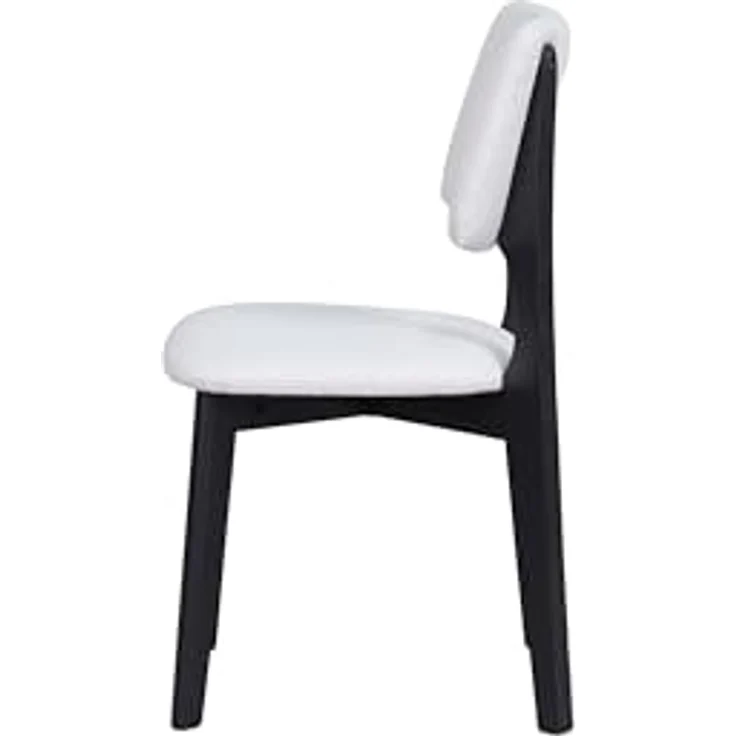 byLIVING Esszimmerstuhl 2er Set ELSA/Webstoff beige/Gestell Massivholz schwarz/B 48, H 87, T 54 cm – Bild 8