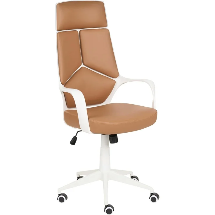 Bürostuhl DELIGHT Kunstleder Dunkelbeige – Bild 1