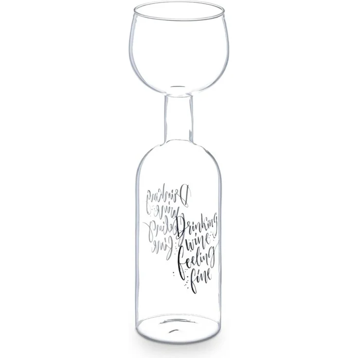 Relaxdays Weinflasche mit Glas 750 ml – Bild 8