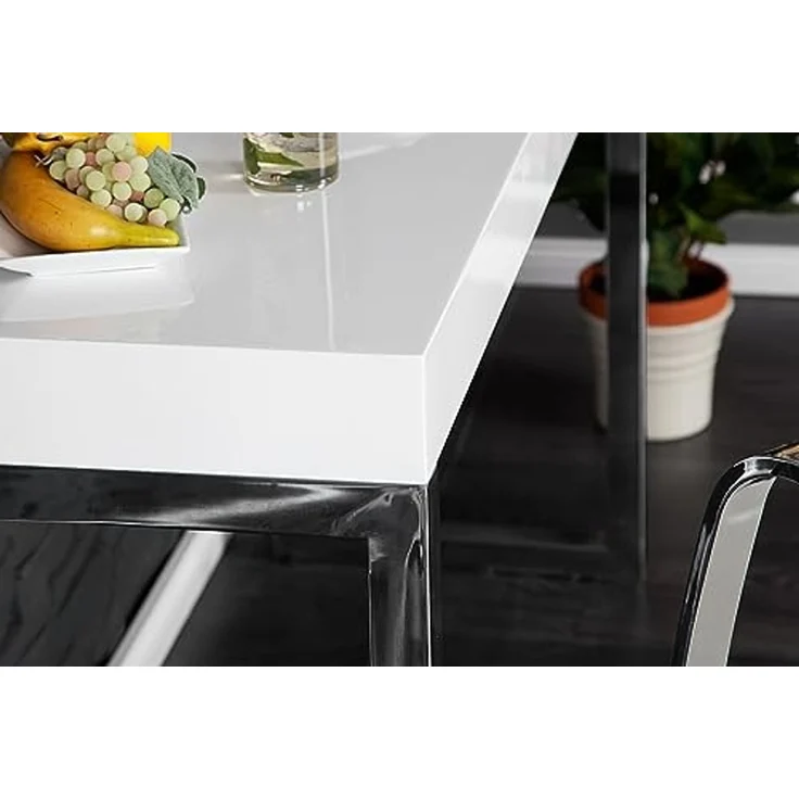riess-ambiente Konsolentisch WHITE DESK 120cm weiß, Konsole · Hochglanz · Bürotisch · Modern Design – Bild 7