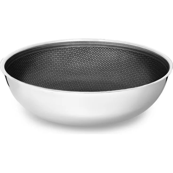 ONYX™ Grifflose Wokpfanne 30 cm – Antihaft, PFAS-frei, platzsparend, für Induktion & Ofen, Griff separat erhältlich
