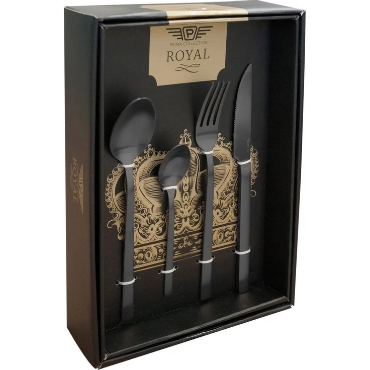 PINTINOX Besteck-Set DUKE CARBON (24-tlg), 6 Personen, Edelstahl 18/0, in moderner und zeitloser Formgebung – Bild 2
