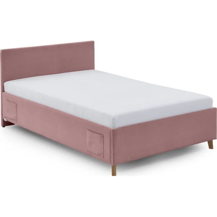Polsterbett >Cool mit BK< Liegefläche 120x200cm, Rose, Stellmaß: 130x90x210cm (BxHxT) – Bild 3