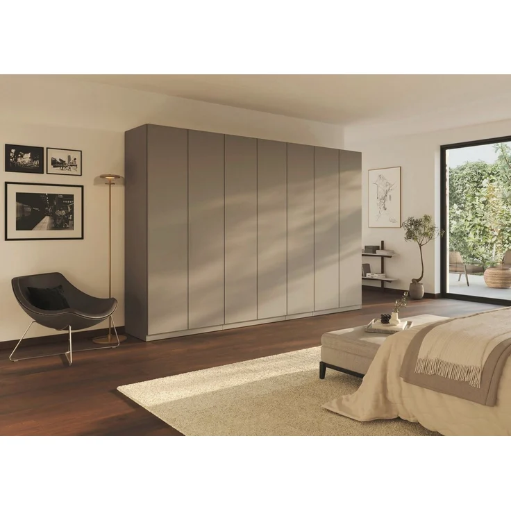 rauch Kleiderschrank Schrank Möbel Schlafzimmer Garderobe Kinderzimmer WELTNEUHEIT ELVIK (3 Ausstattungsvarianten - Breiten 47-405 cm, Höhen 187/212/231 cm) PATENTIERTES SCHNELLMONTAGESYSTEM mit Push-to-open MADE IN GERMANY – Bild 2