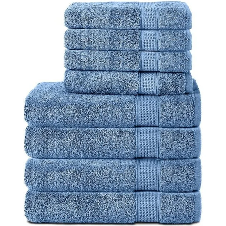 Komfortec Handtuch Set aus 100% Baumwolle, 4 Handtücher 50x100 cm und 4 Badetücher 70x140 cm, Frottee (Packung, 8-St), Duschtücher & Badehandtuch, Weich, Towel, Groß – Bild 4