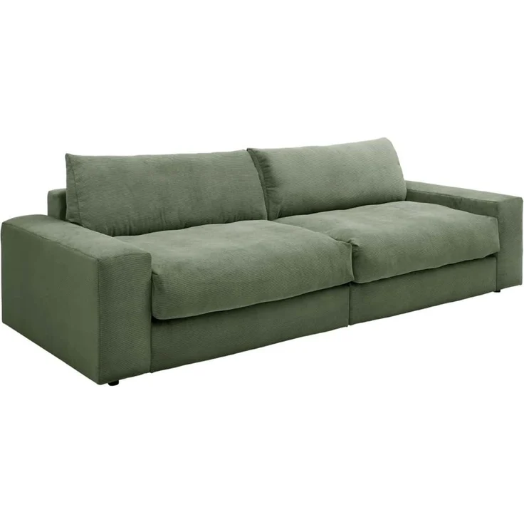 Big Sofa Kamil von ED Exciting Design im Fjord Cordbezug mit optionalem Hocker – Bild 2