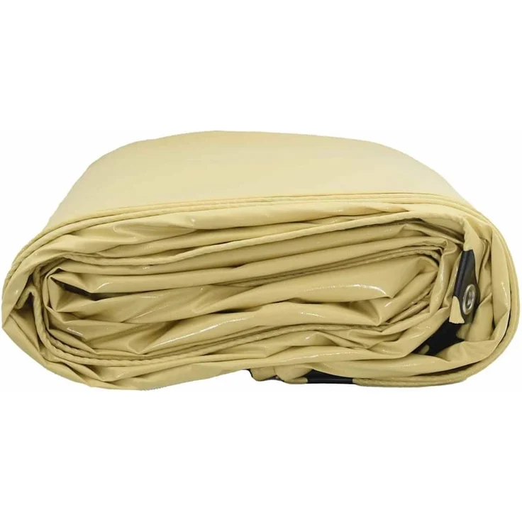 vidaXL Plane 650g / m² Beige 4 x 5 m Canvas mit PVC-Beschichtung 42017735 – Bild 4