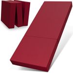Bestschlaf Klappmatratze Gästematratze, 75x195x15 cm, rot