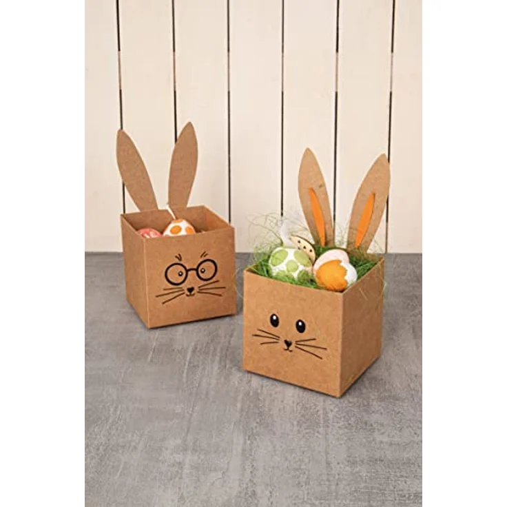 Faltschachtel, FSC Mix Credit, 7,5x7,5x7,5cm, Set 6Stück, kraft – Bild 7