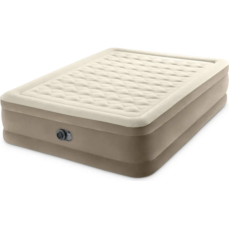 Intex 'DuraBeam UltraPlush' Luftbett mit eingebauter, elektrischer Pumpe, PVC sand / beige, 152x203 cm – Bild 5