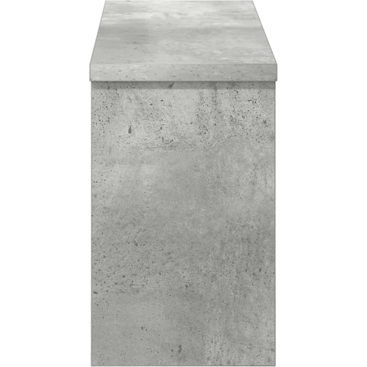 vidaXL Wandmontierter nachttisch mit Regal Beton Grau 50 x 16 x 26 cm 874310 – Bild 6