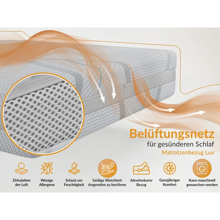 Jugendbett 90x200 cm TILVO mit Bettkasten, Polsterbett, Jugendzimmer, Lattenrost und gepolstertem Kopfteil, Multipocket Matratze - Beige Cord - Rechts - ELORI LUX – Bild 15