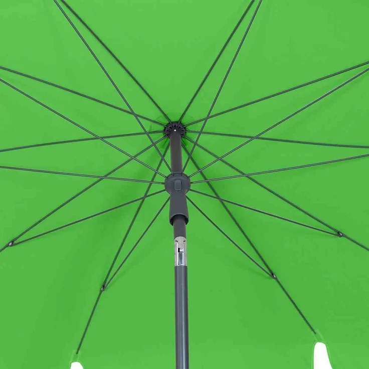 Tropico Mittelstockschirm anthrazit/limette 210x140cm – Bild 8