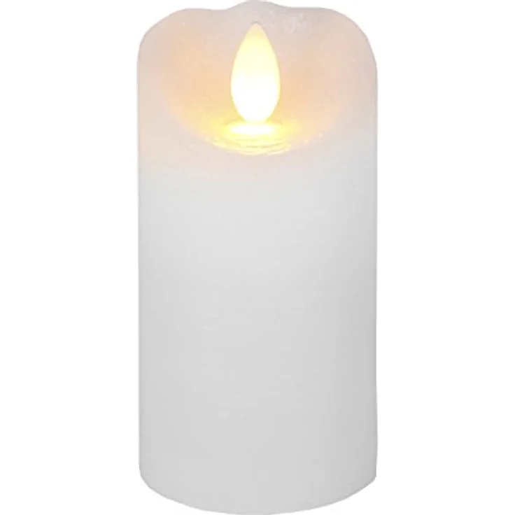 LED-Wachskerze "Glow Flame", Farbe: weiss, 10 cm – Bild 1