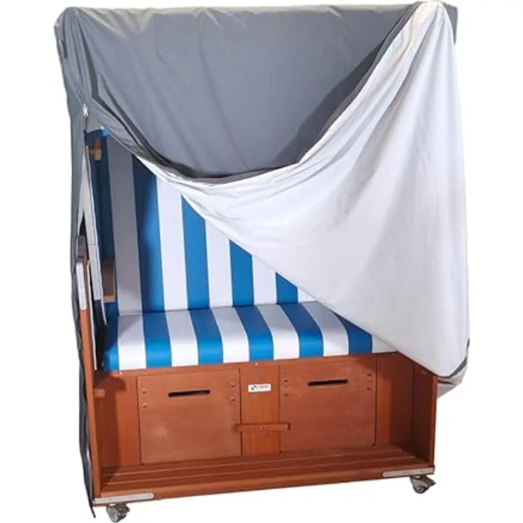 Strandkorb-King Premium Schutzhülle grau für 125-128cm Strandkörbe