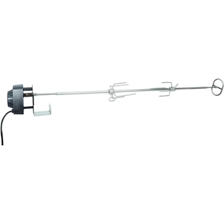 SANTOS Magnetischer Drehspieß für SANTOS S-518 & Free S-510, elektrische Rotisserie mit Edelstahlspieß und Magnethalterung – Bild 4