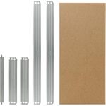 shelfplaza PRO 70x40 cm Fachboden-Set in grau-verzinkt für PRO Schwerlastregale mit 200 kg Traglast pro Boden