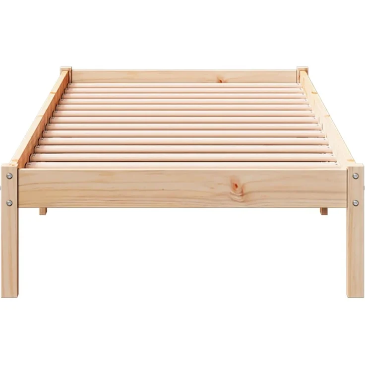 vidaXL Massivholzbett Extra Lang ohne Matratze 100x210 cm Kiefernholz 852404 – Bild 4