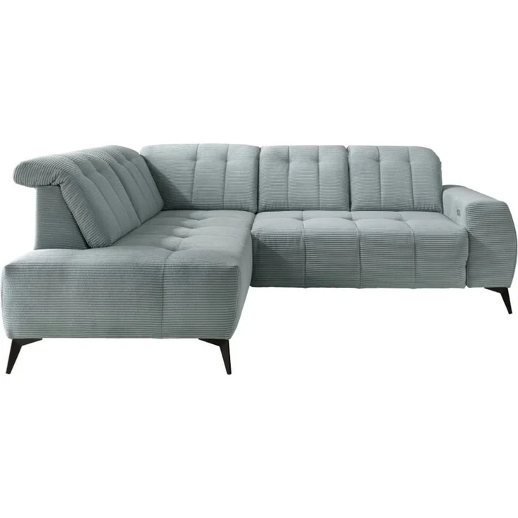 Ecksofa Sano Breitcord mit Elektrofunktion von Benformato – Bild 2