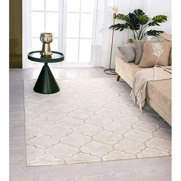 merinos Teppich Studio 28262, rechteckig, Höhe: 12 mm, Kurzflorteppich, Hoch Tief Effekt, modernes Skandic Design – Bild 5