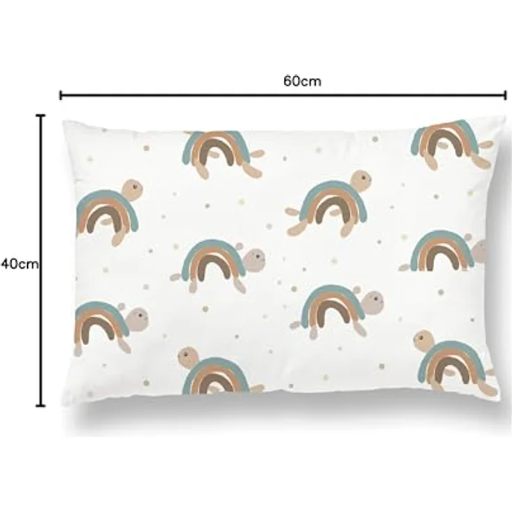 Baumwoll-Kissenbezug für Kinder Größe 40x60 cm Hochwertige Qualität, angenehm weich und pflegeleicht. Mit verschiedenen Designs. Ideal für komfortablen und erholsamen Schlaf. – Bild 7