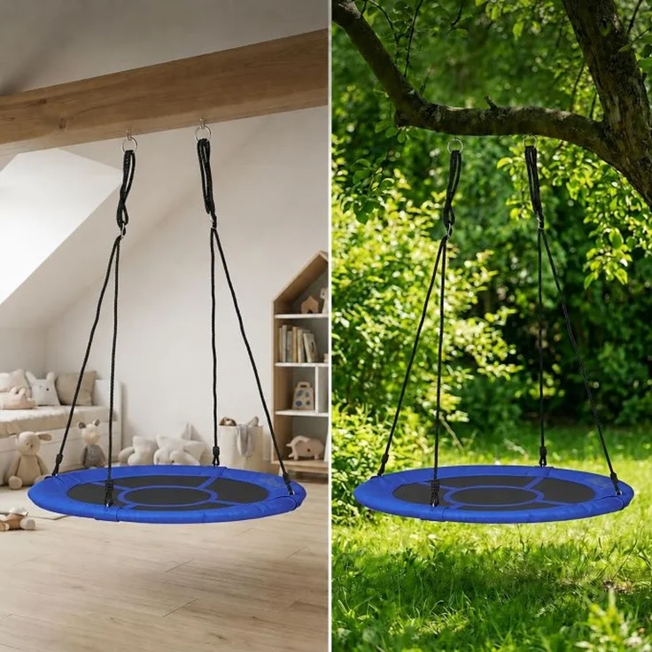 Relaxdays Nestschaukel rund mit geschlossenem Sitz – Bild 6