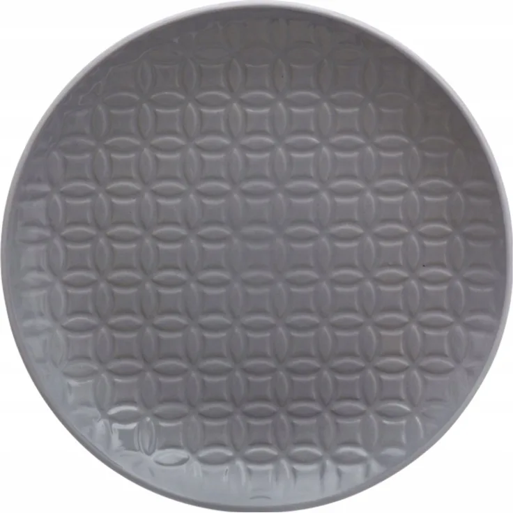 Secret de Gourmet Keramik-Dessertteller Ø 21 cm Farbe grau