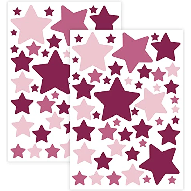 WANDKIND Wandtattoo Sternen Set 94 Stück V281 – Bild 2