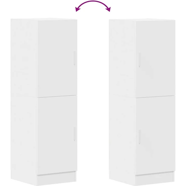 vidaXL Küchenschrank Weiß 38x41,5x131,5 cm Holzwerkstoff 860112 – Bild 7