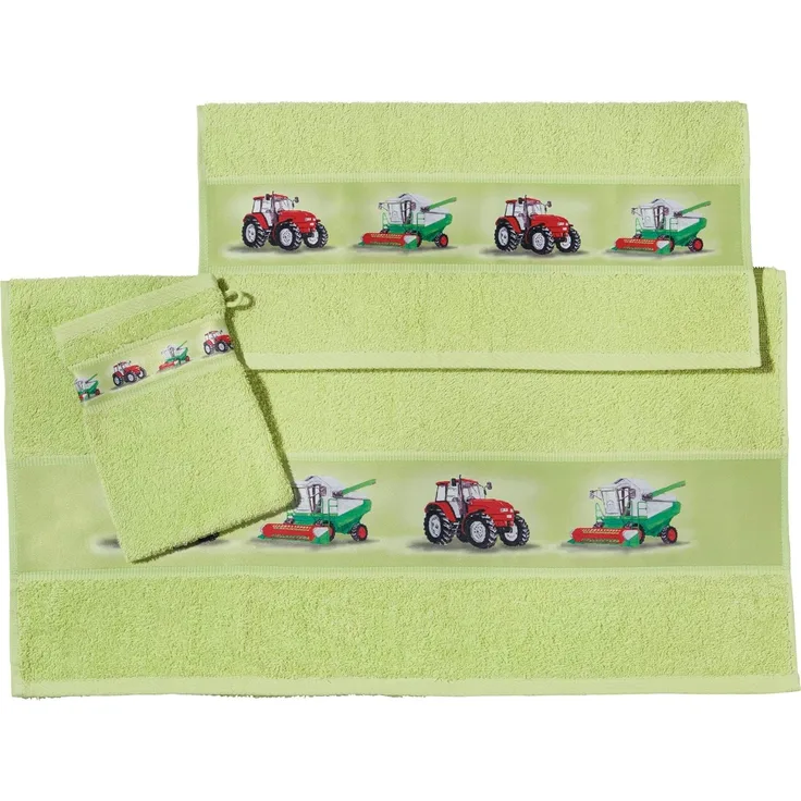 Erwin Müller Handtücher Kinder-Frottier-Set 3-tlg, (3-St), Walk-Frottier Uni