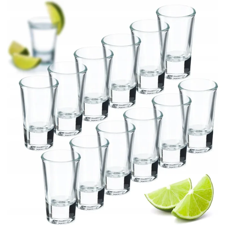 KADAX Gläser für Wodka Nalewka 25ml Set à 12 Stück