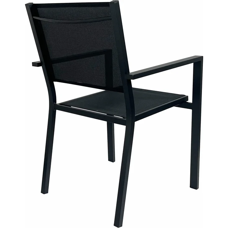 Gardissimo LIFE 7tlg. Alu Gartenmöbel Set Sitzgarnitur stapelbar mit Ausziehtisch – Bild 9