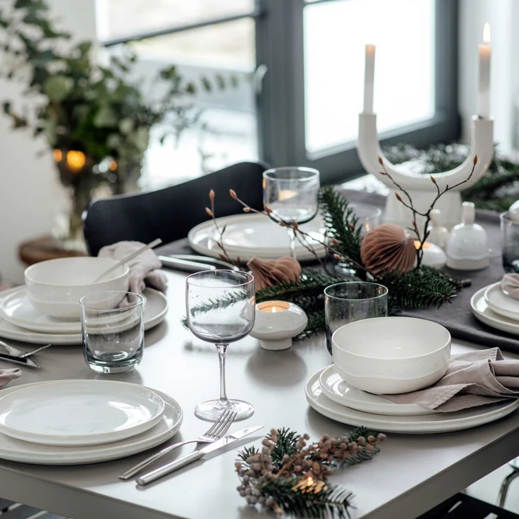 like. by Villeroy & Boch Winter Glow Kerzenhalter U-Form – Bild 3