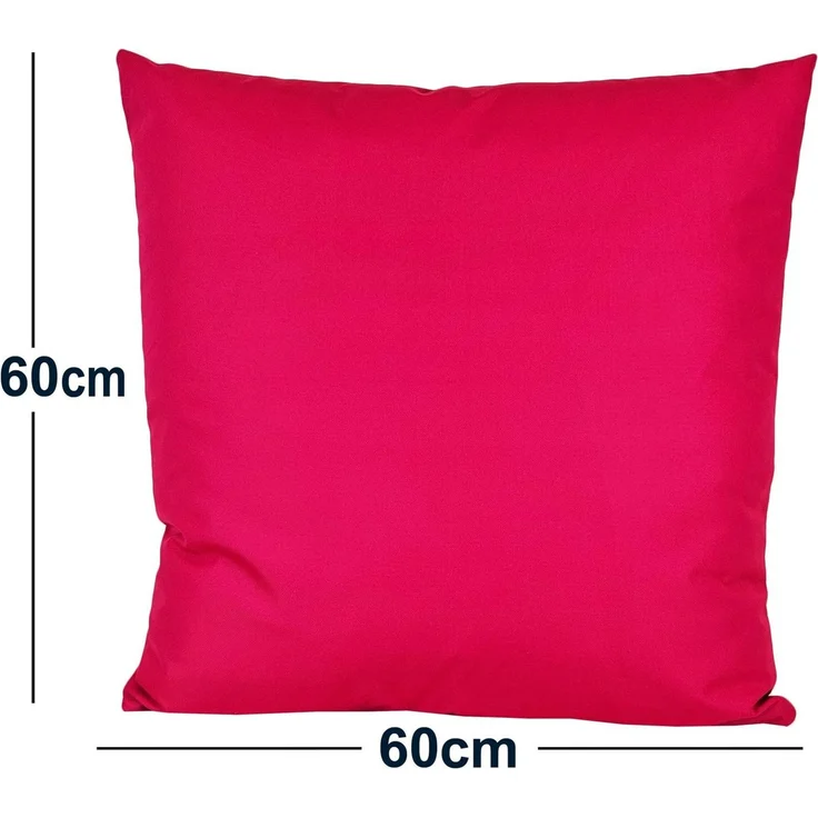 JACK Dekokissen 60x60cm Outdoor Lounge Kissen inkl. XXL Füllung, starke Füllung, strapazierfähig, wasserabweisend, In- und Outdoor – Bild 4