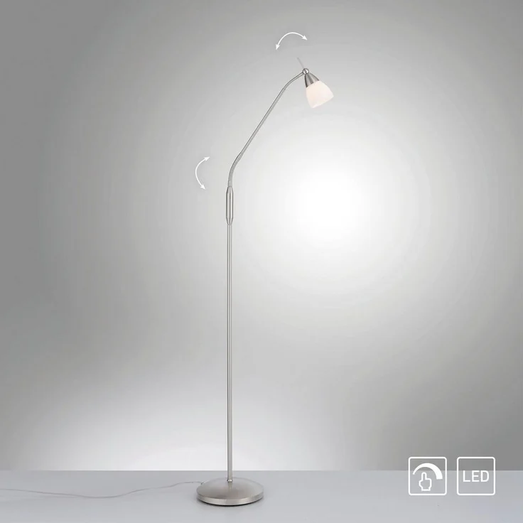 Paul Neuhaus Stehlampe PINO, LED wechselbar, Warmweiß – Bild 1
