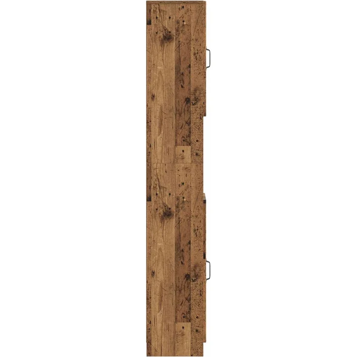 vidaXL Badezimmerschrank mit offenem Regal UTRECHT Altholz 897703 – Bild 4