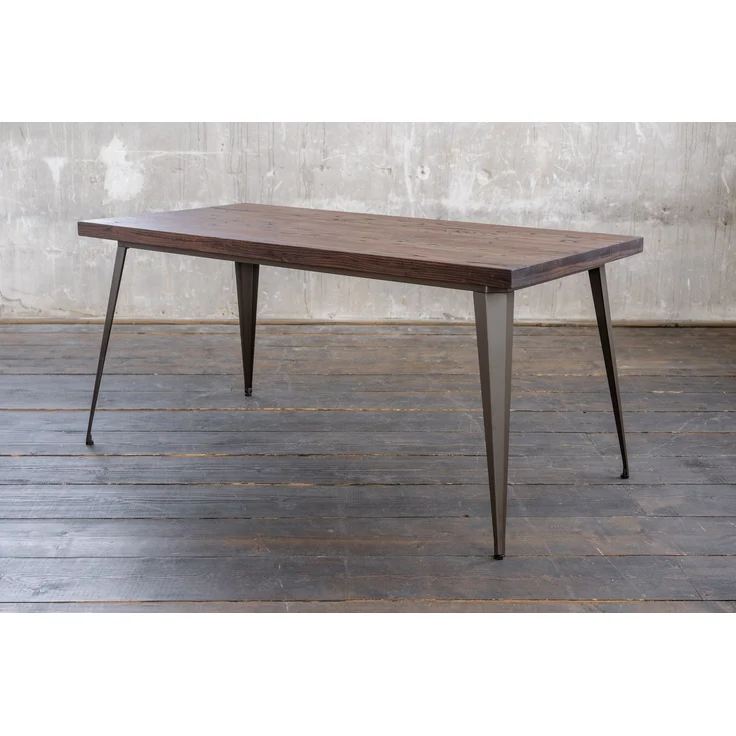 KAWOLA Esszimmertisch KELIO Tisch 200x90cm Holz/Metall – Bild 2