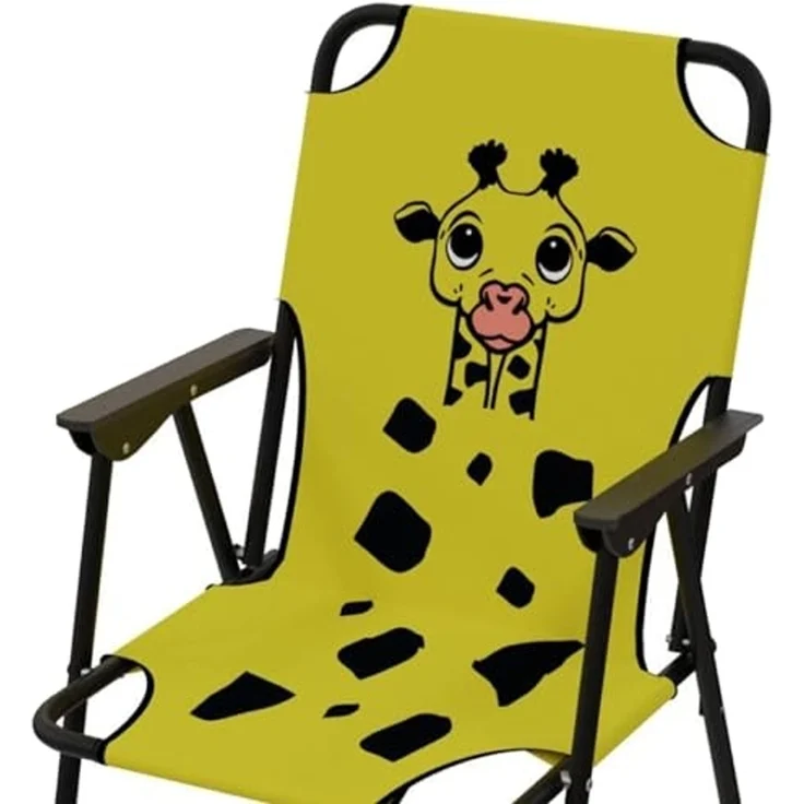 Kinder Campingstuhl Klappstuhl Gartenstuhl Campingstuhl Giraffe – Bild 3