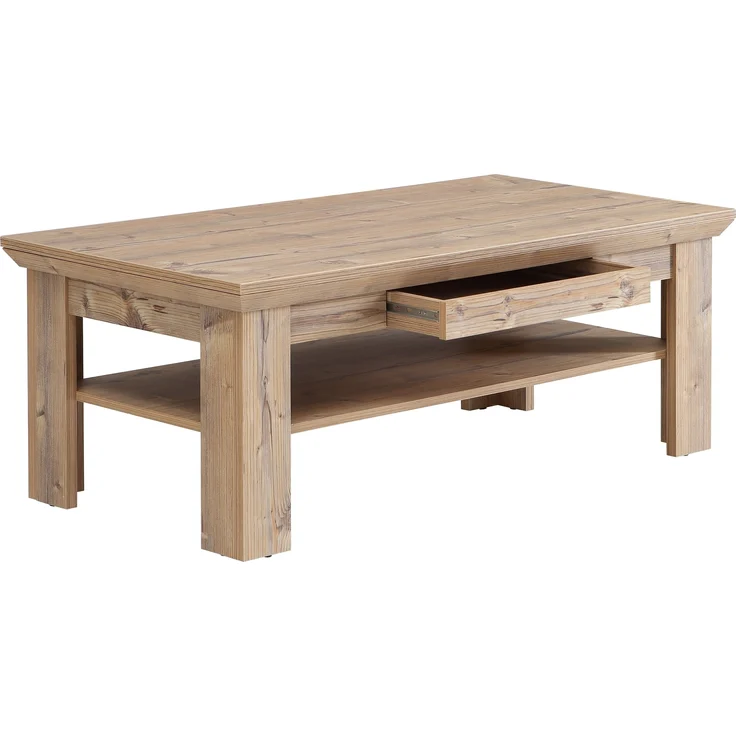Couchtisch >NEPAL< in Bramberg Fichte Dekor - 120x45x60cm (BxHxT) – Bild 3