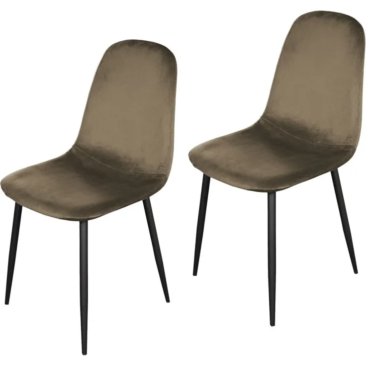 HTI-Living Savannah Velvet Braun Stuhl