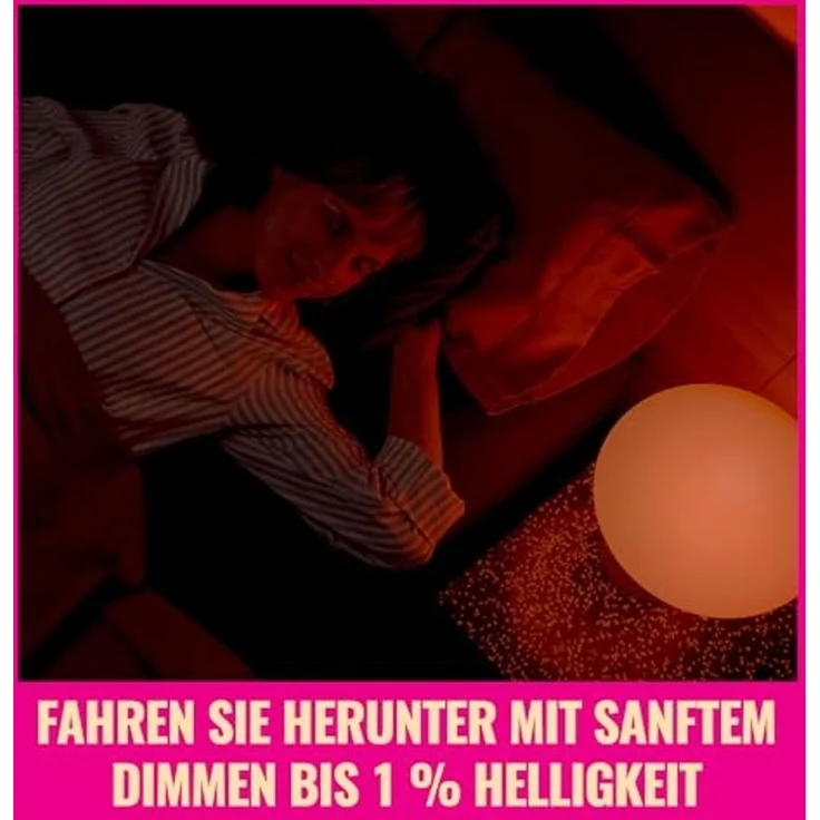 WiZ Smart LED A60-Lampe, Color und Tunable White, E27-Sockel, äquivalent 100 W, 2200–6500 K, 1521 Lumen, dimmbar, funktioniert mit Alexa, Google Assistant, und Apple HomeKit, 1er Pack – Bild 5