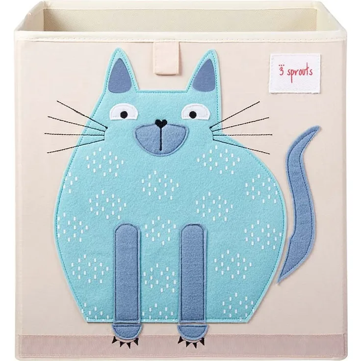 3 Sprouts Aufbewahrungsbox 'Katze'