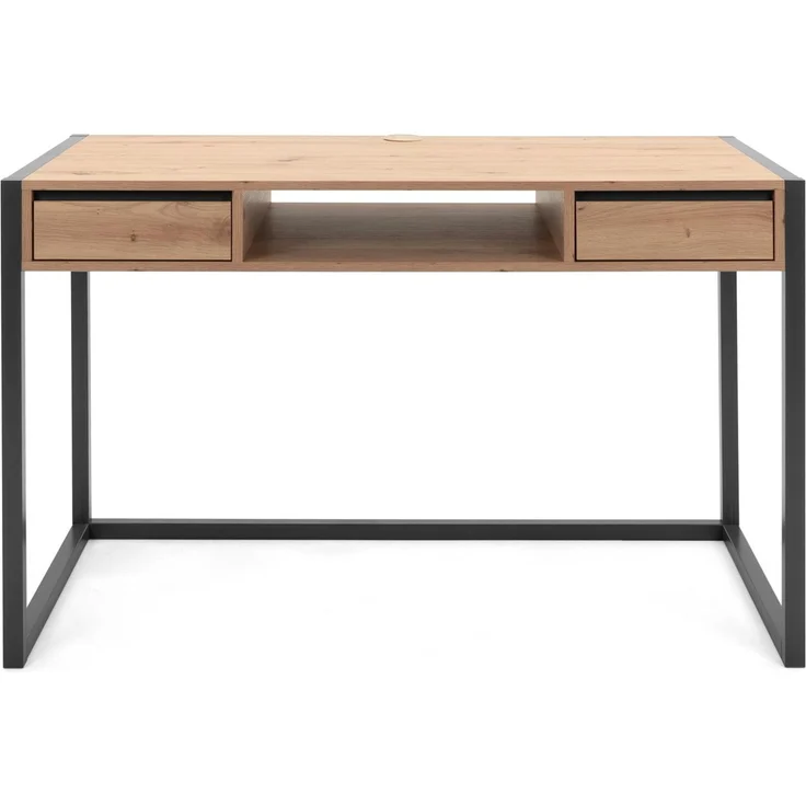 Schreibtisch >Arvada< in Artisan Eiche aus MDF - 120x75x60cm (BxHxT) – Bild 6