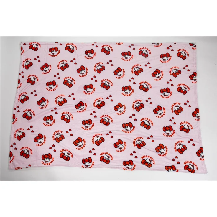 Hello Kitty Kuscheldecke 110 × 150 cm für Alltag und Entspannung – Bild 3