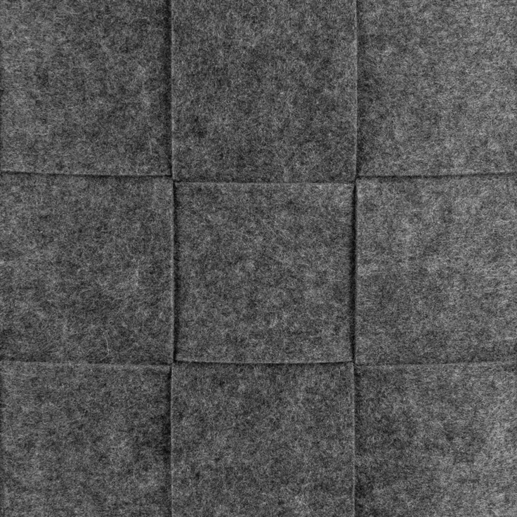 N8WERK Aufbewahrungskorb Filz 35cm dunkelgrau mit Henkel – Bild 7